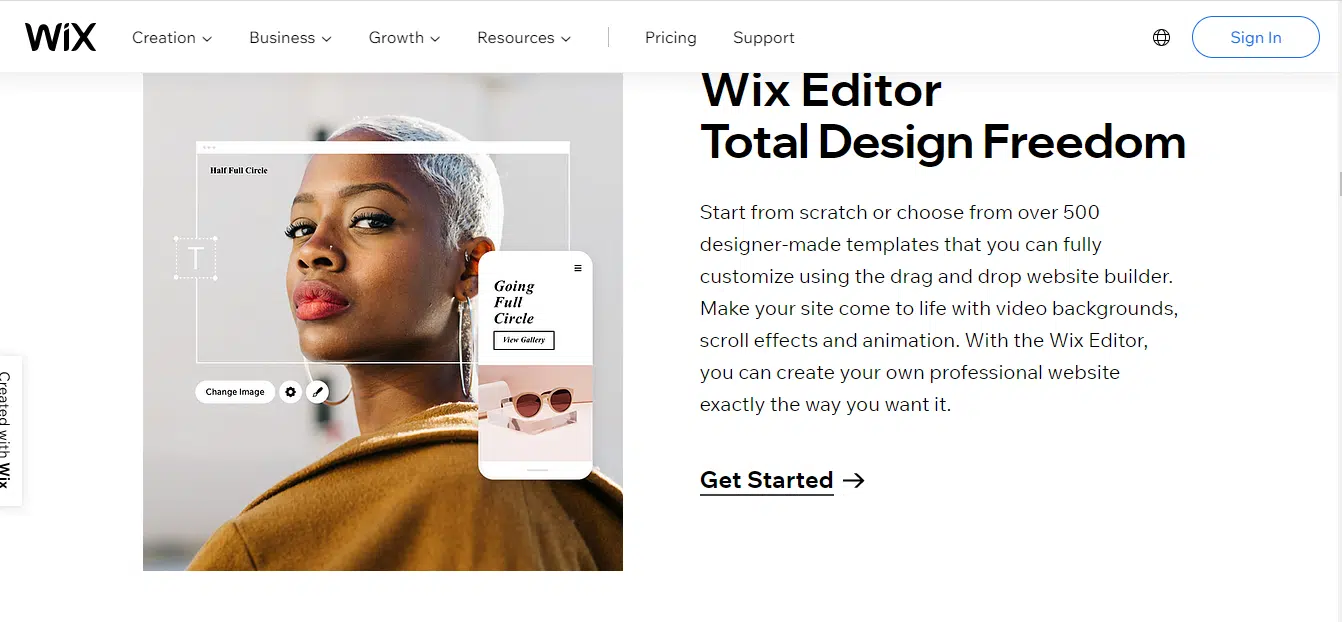 wix blogging platform