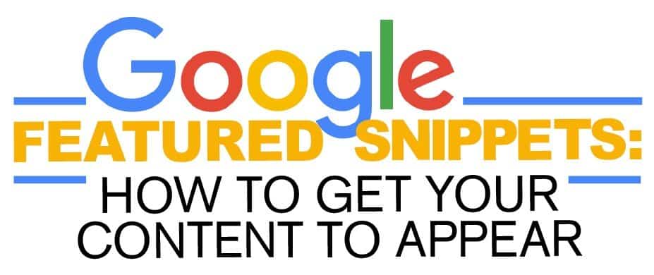 How to Rank in Googles SERP Featured Snippet