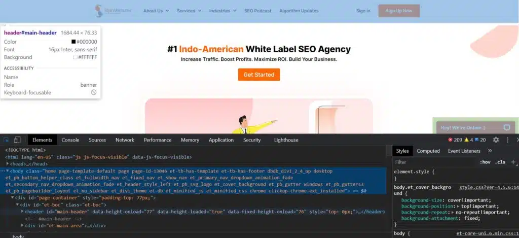 Developer Option for light house