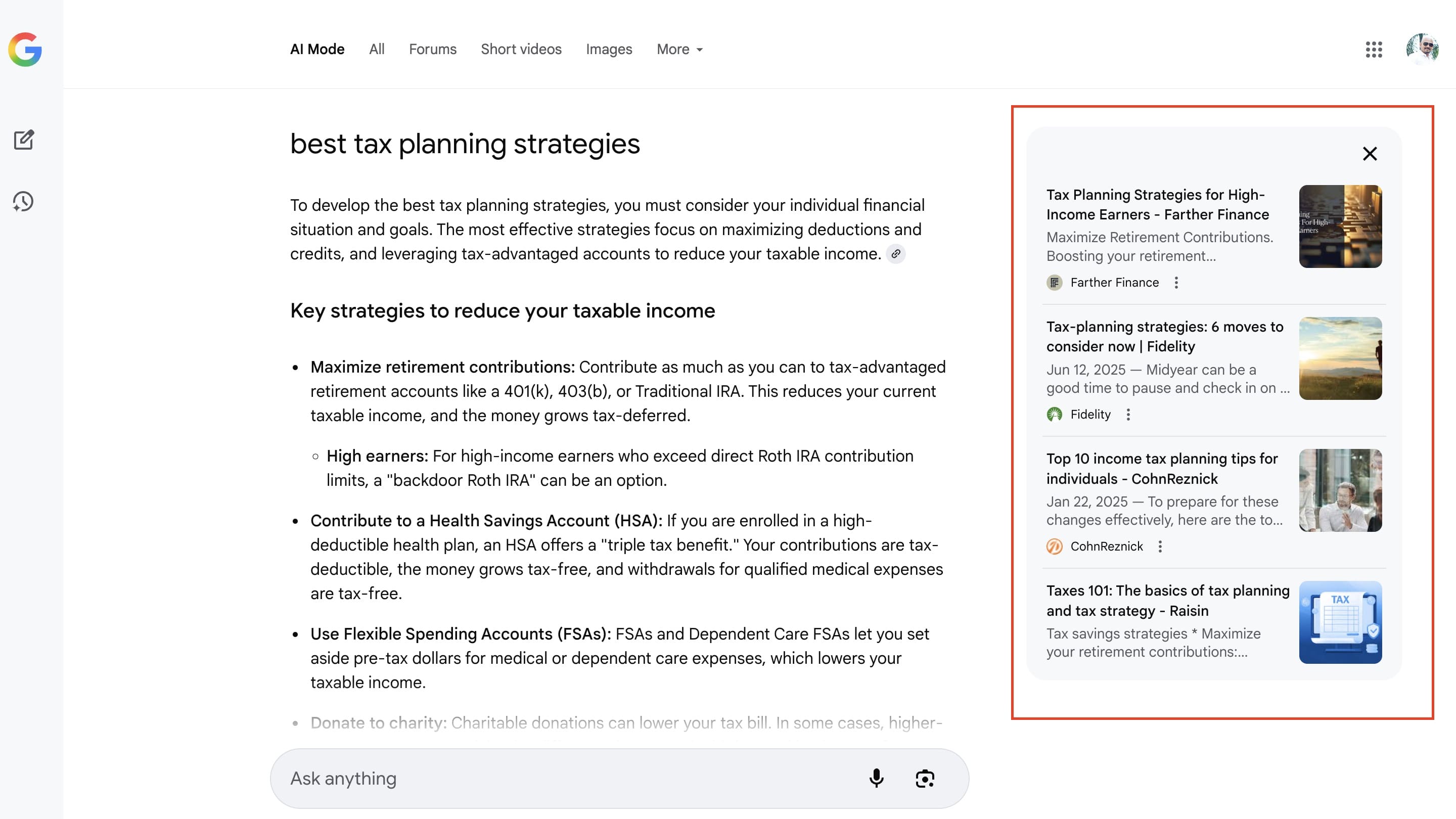 Best Tax Planning Strategies