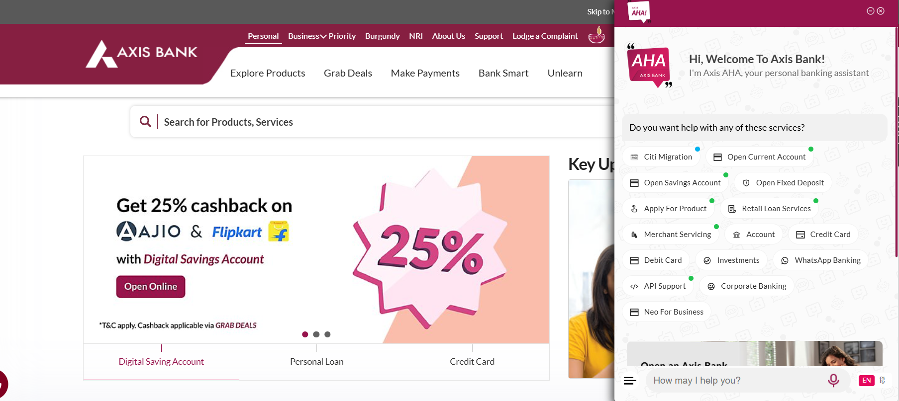 Banking And Financial Services