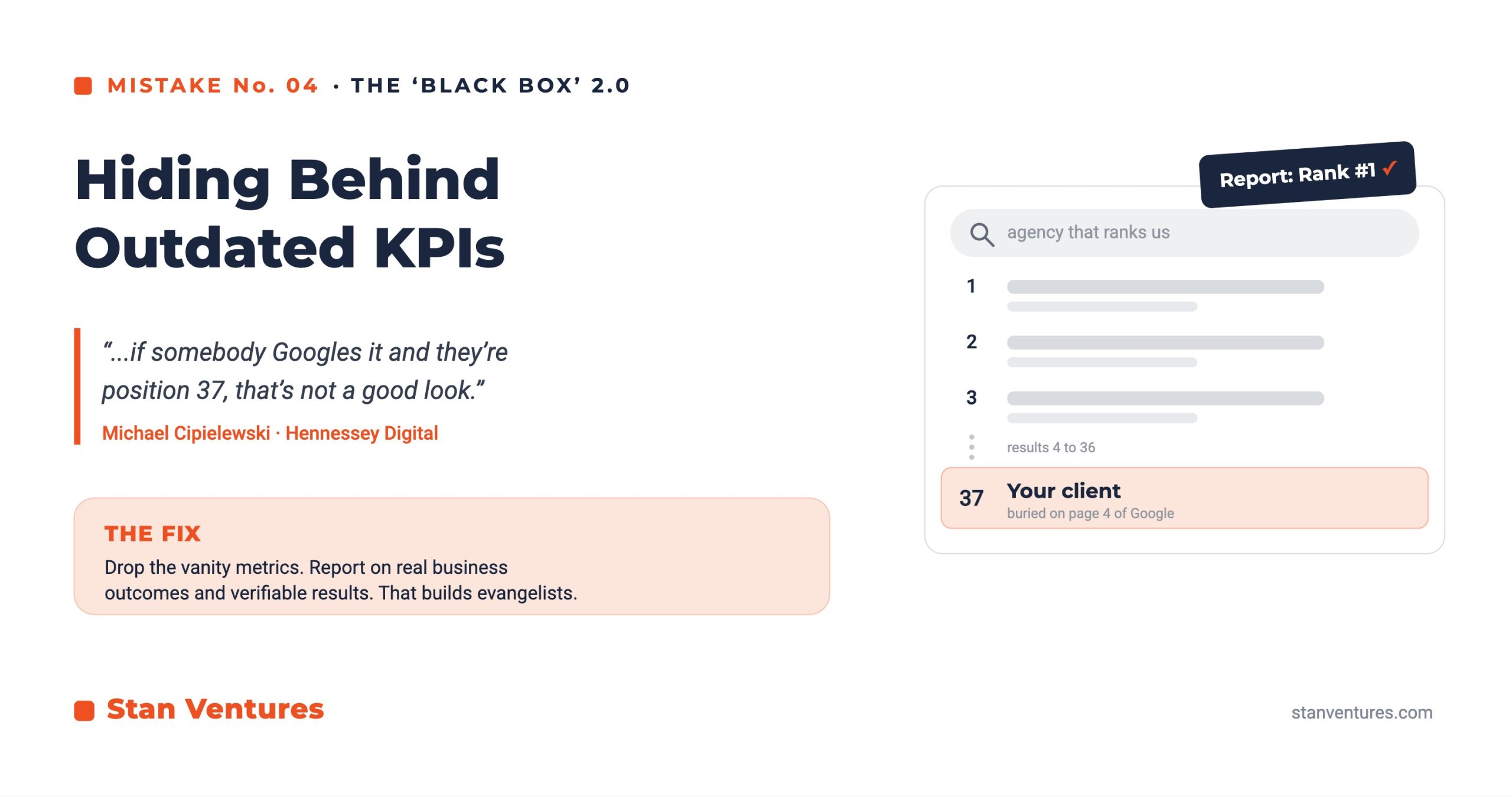 4th mistake of seo agency