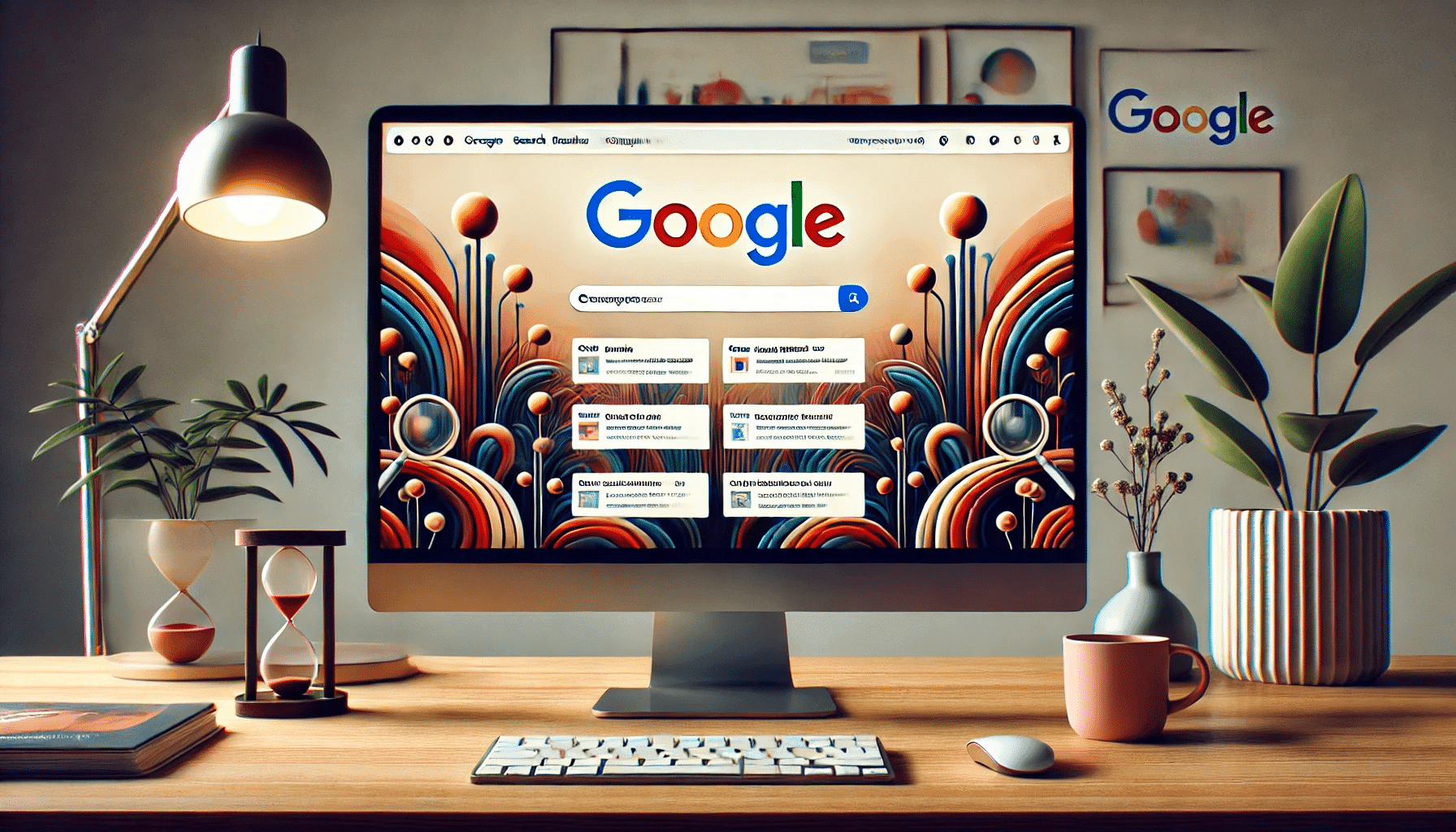 Google blending ads into organic search results