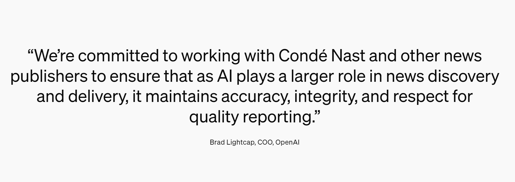 Open AI & Conde Nast partnership