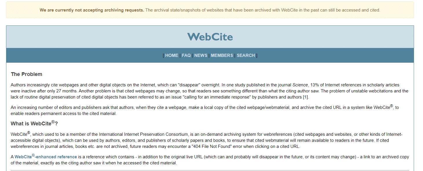 wayback machine alternatives
