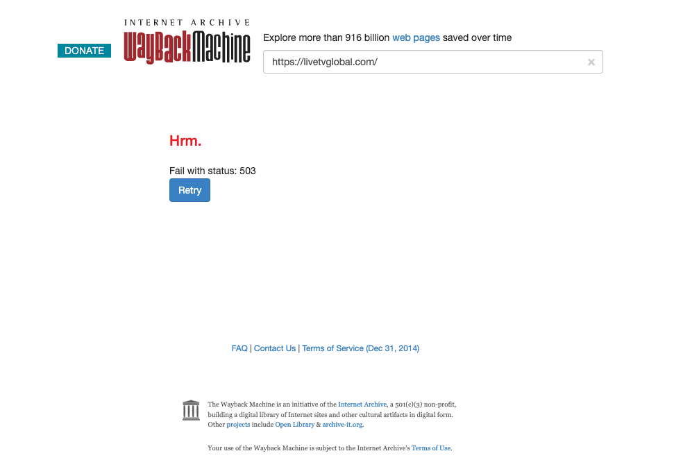 wayback machine alternative