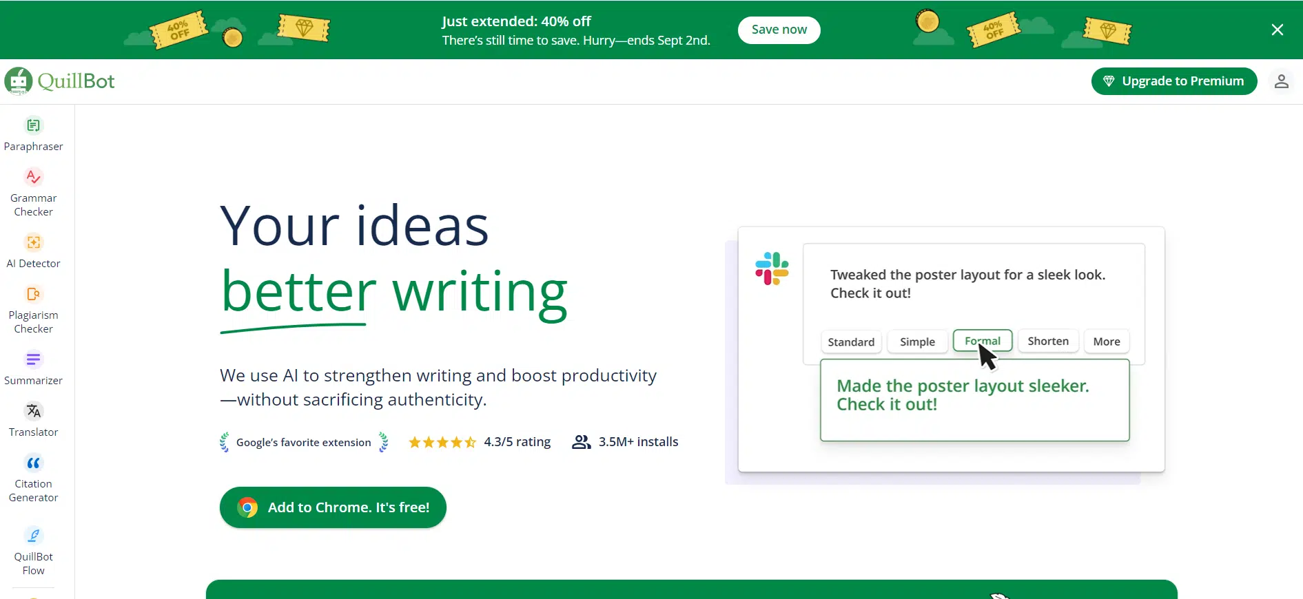 Make AI content undetectable with Quillbot