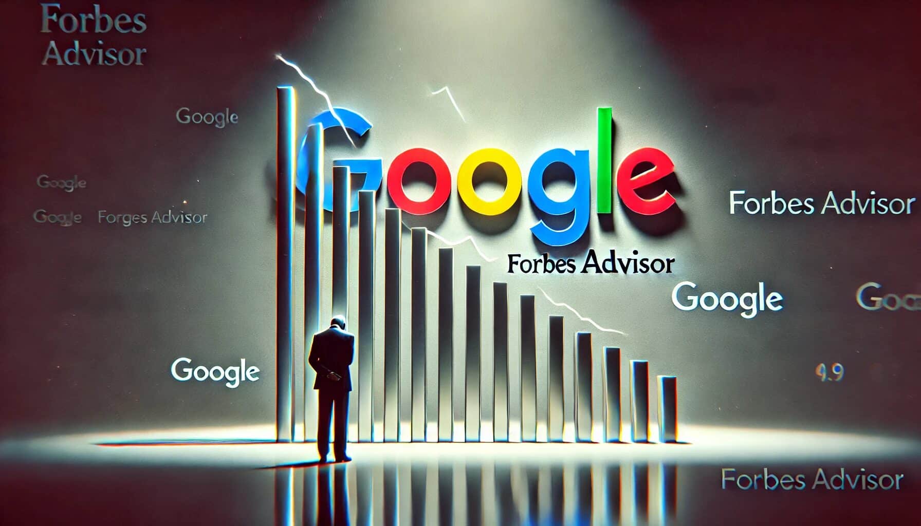 Decline of Forbes Advisor's search ranking