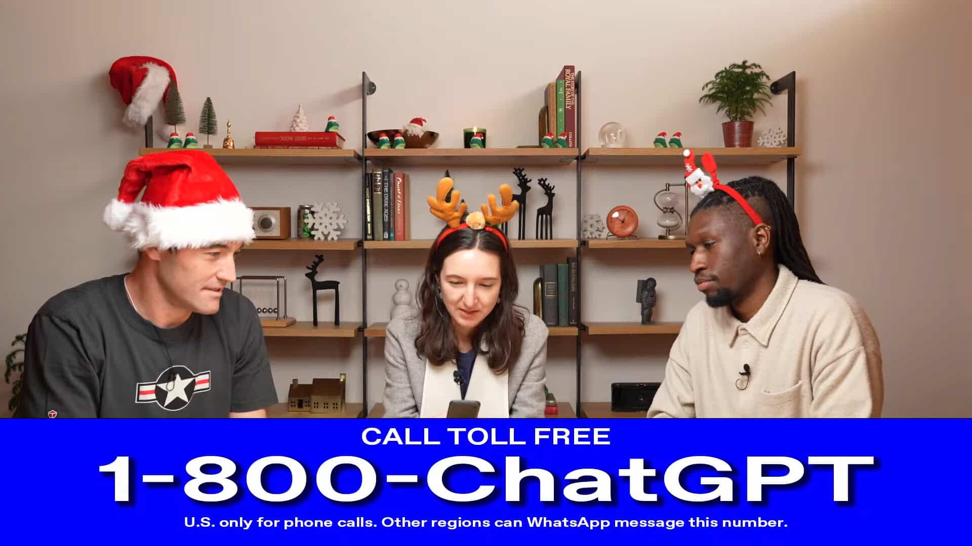 OpenAI has announced 1-800-ChatGPT