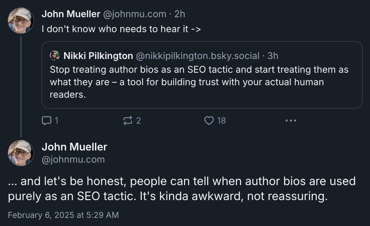 Fake Author Bios Hurt, Mueller Confirms