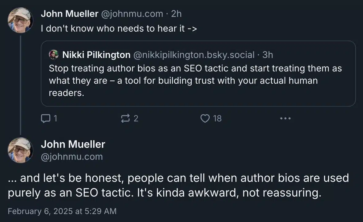 Fake Author Bios Hurt, Mueller Confirms