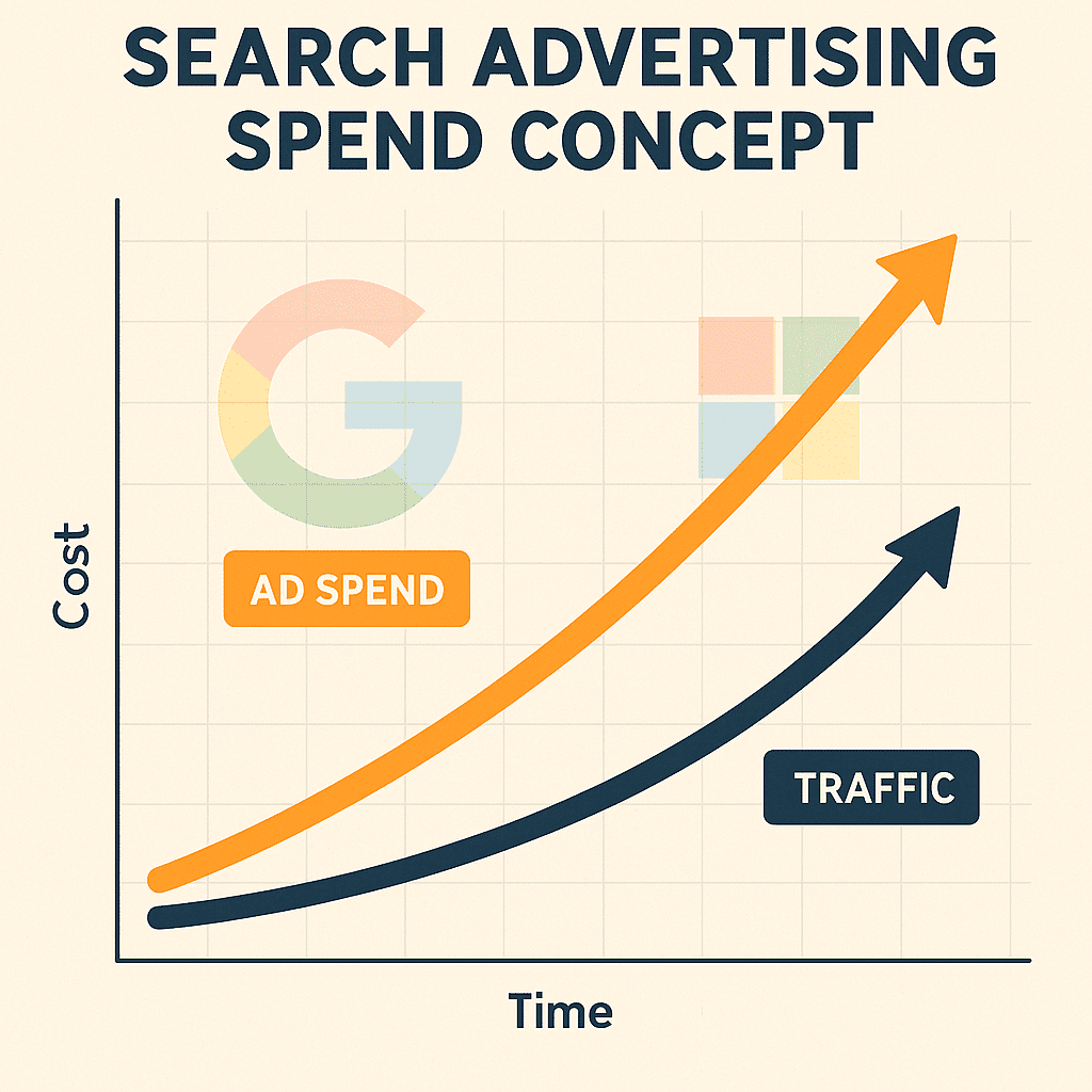 Google’s Ad Budget Booms, But Clicks Lag Behind