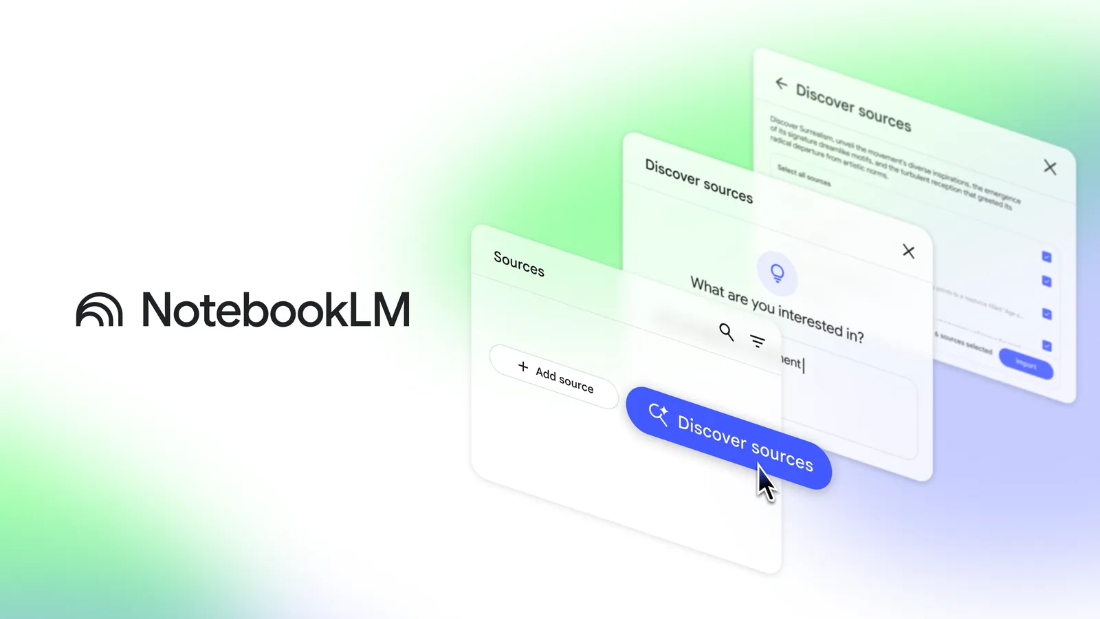NotebookLM’s Discover Sources