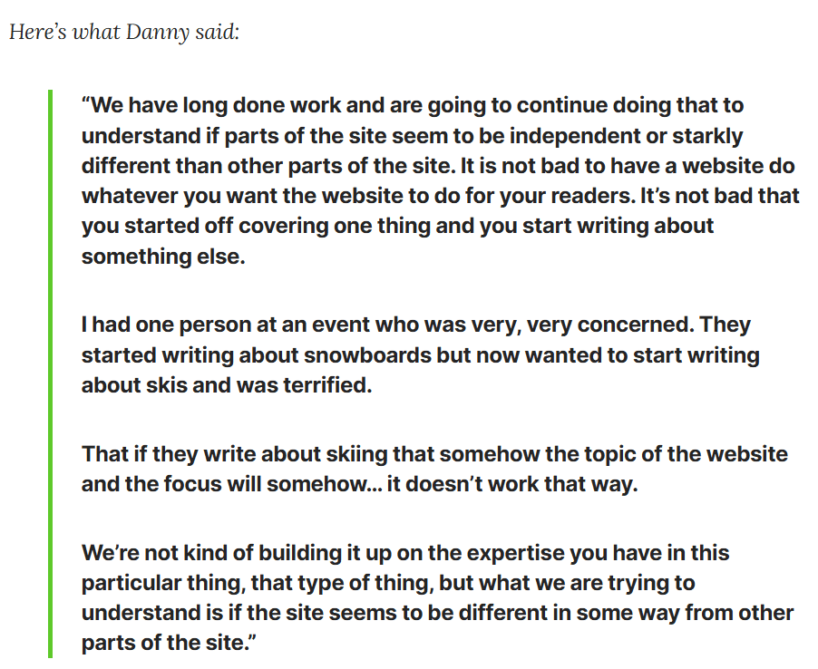 SEJ - Will Adding New Website Topics Hurt SEO