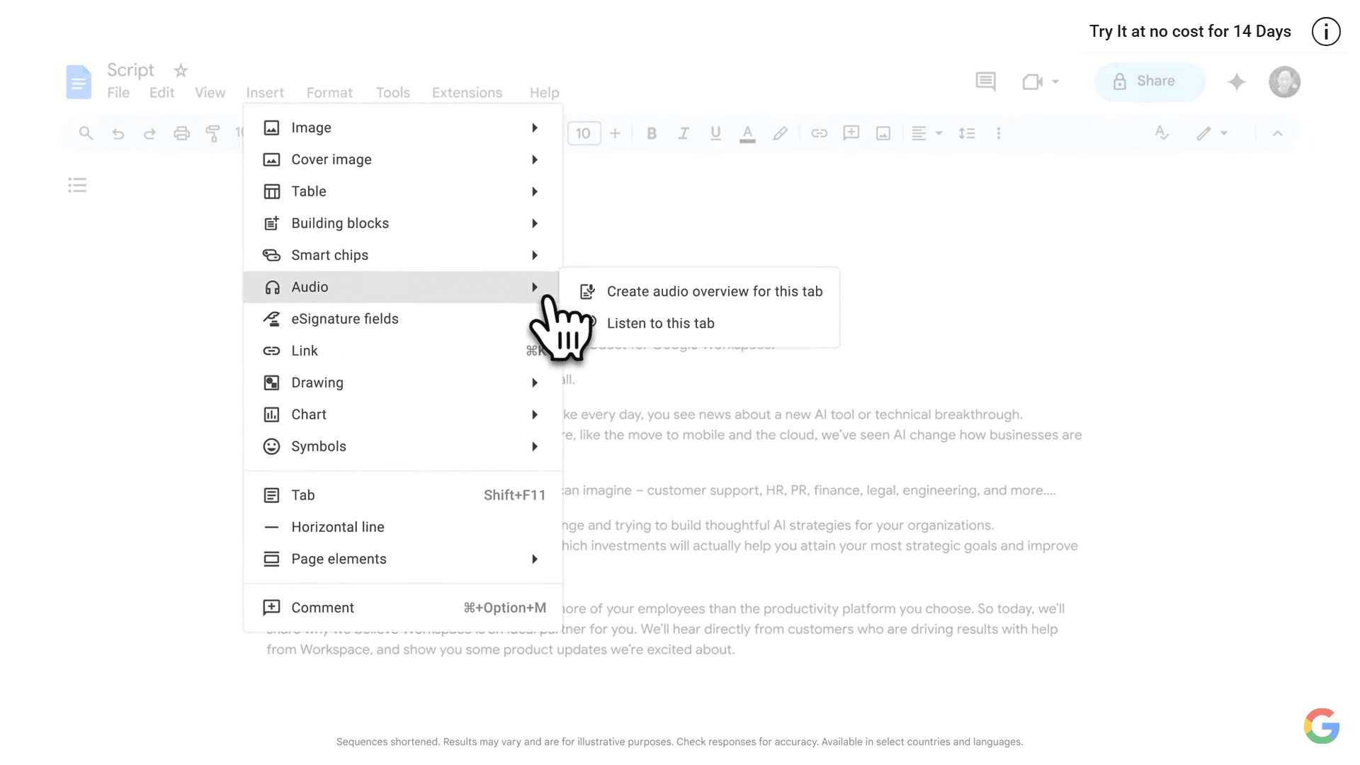 Audio Overviews Coming to Google Docs Soon