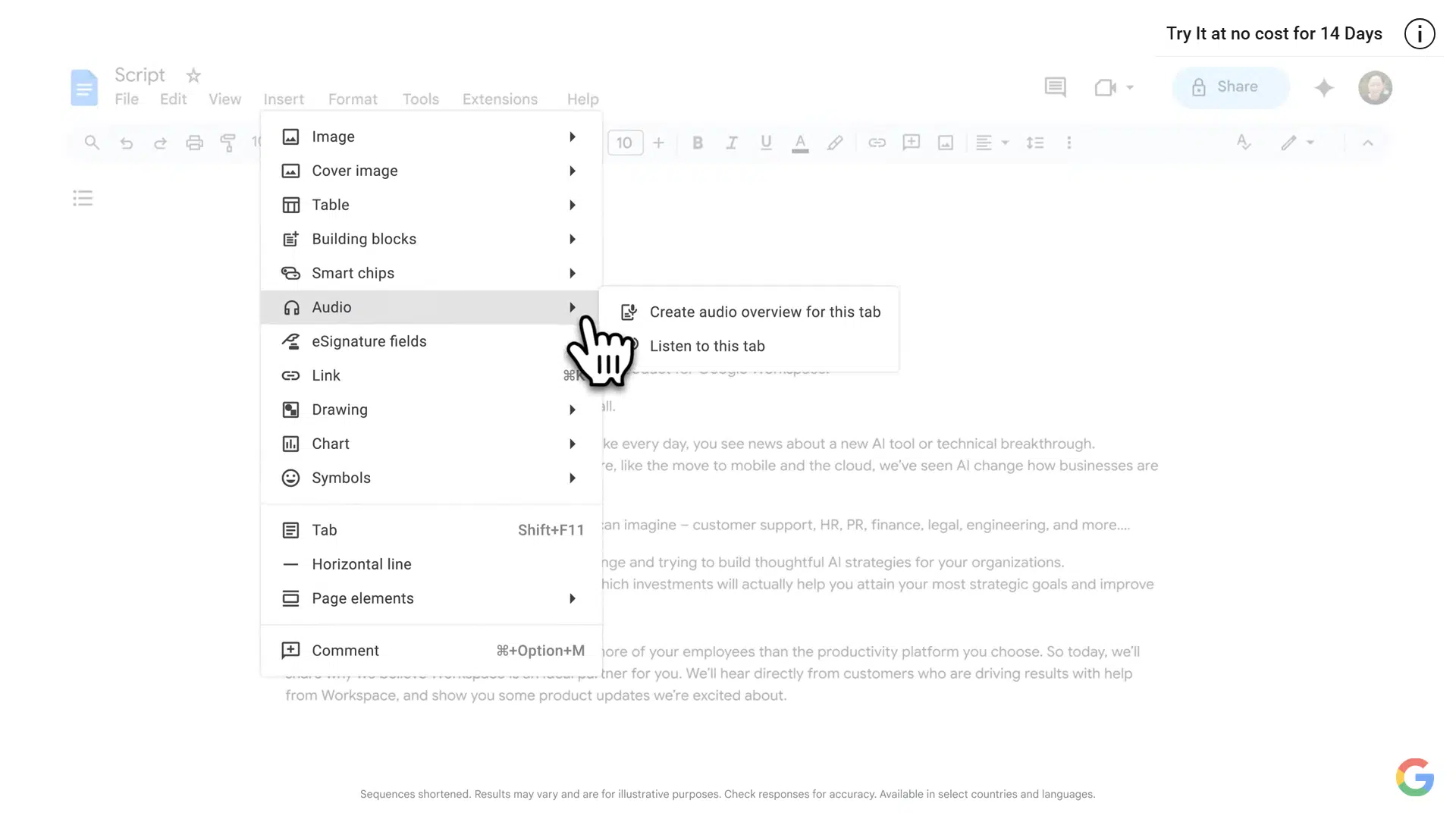 Audio Overviews Coming to Google Docs Soon