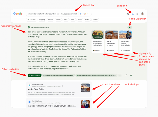 AI Features in Google Search