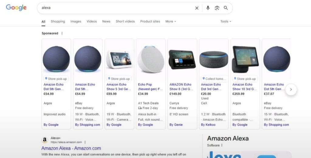 amazon shopping ads on google