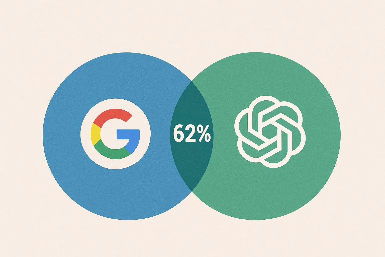 Google vs ChatGPT Overlap