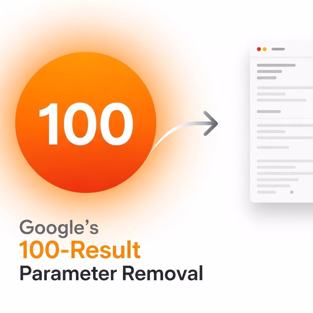 Google’s 100 Result Parameter Removal