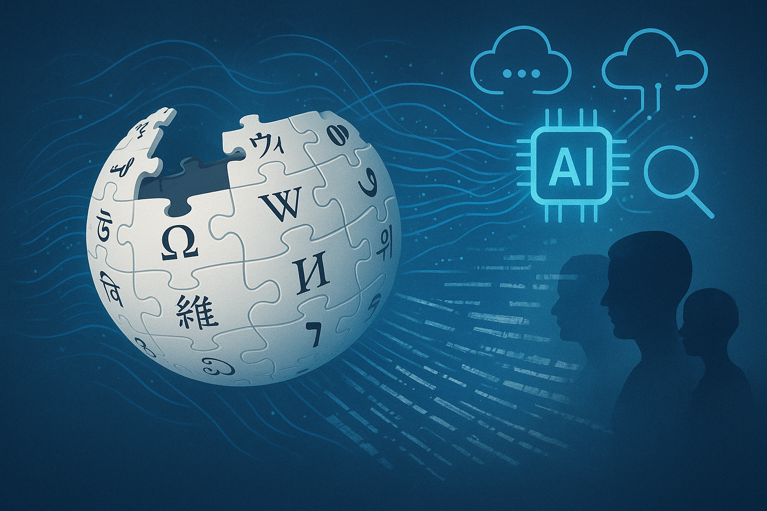Wikipedia Traffic Drops 8% as AI Search Tools Take Over