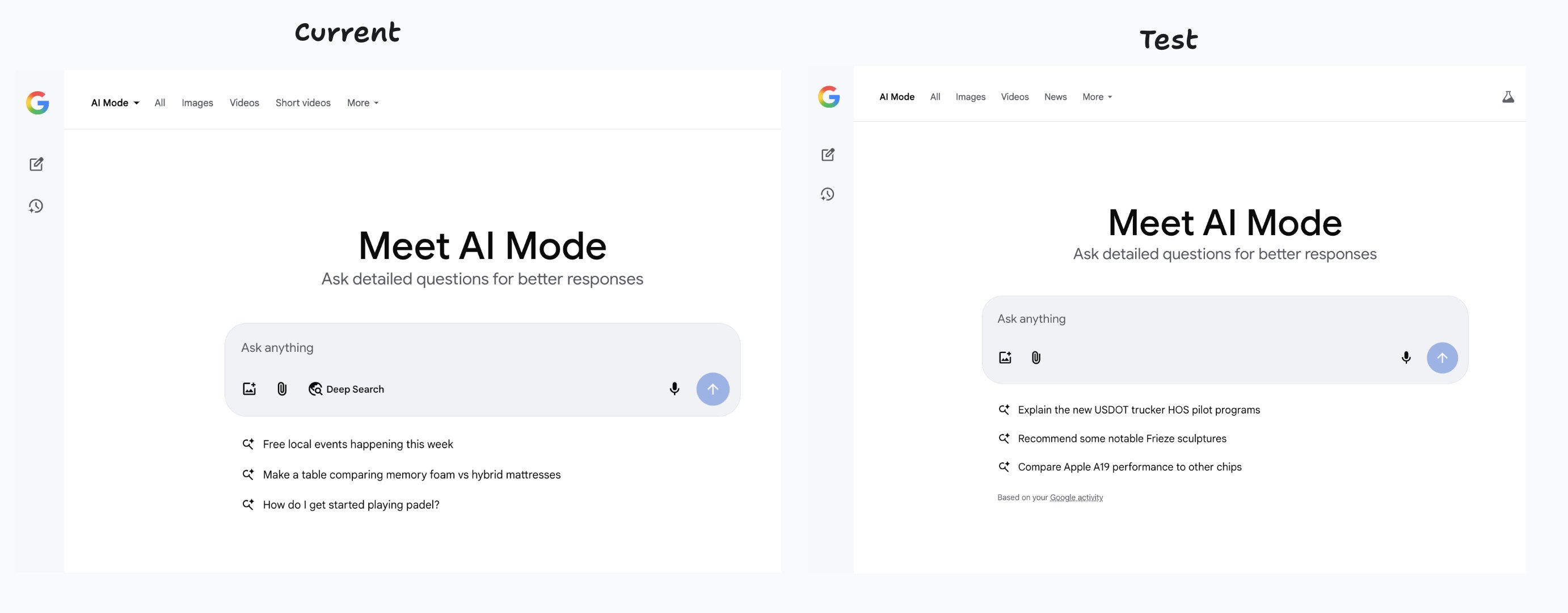 Google’s AI Mode Now Personalizes Results Using Your Account Activity