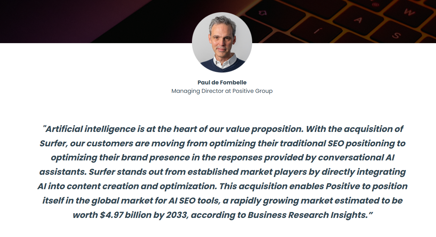 Paul de Fombelle - President of Positive 