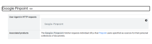 Google Introduces New Google-Pinpoint User Agent