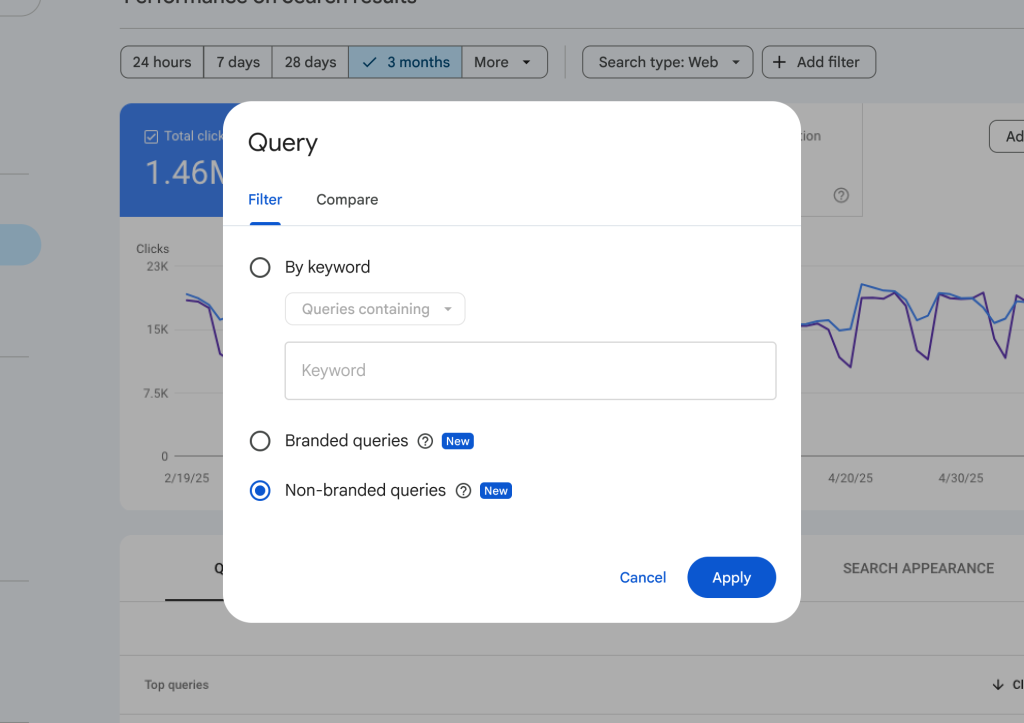 Google Search Console to Get AI Branded Query Filter - Stan Ventures
