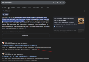 “Read more” link in a search snippet