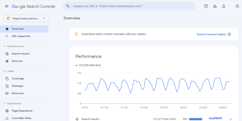 google search console tool