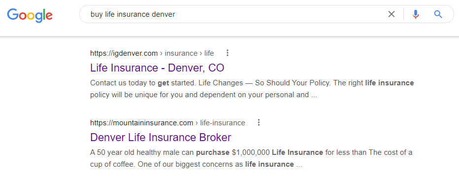life insurance denver