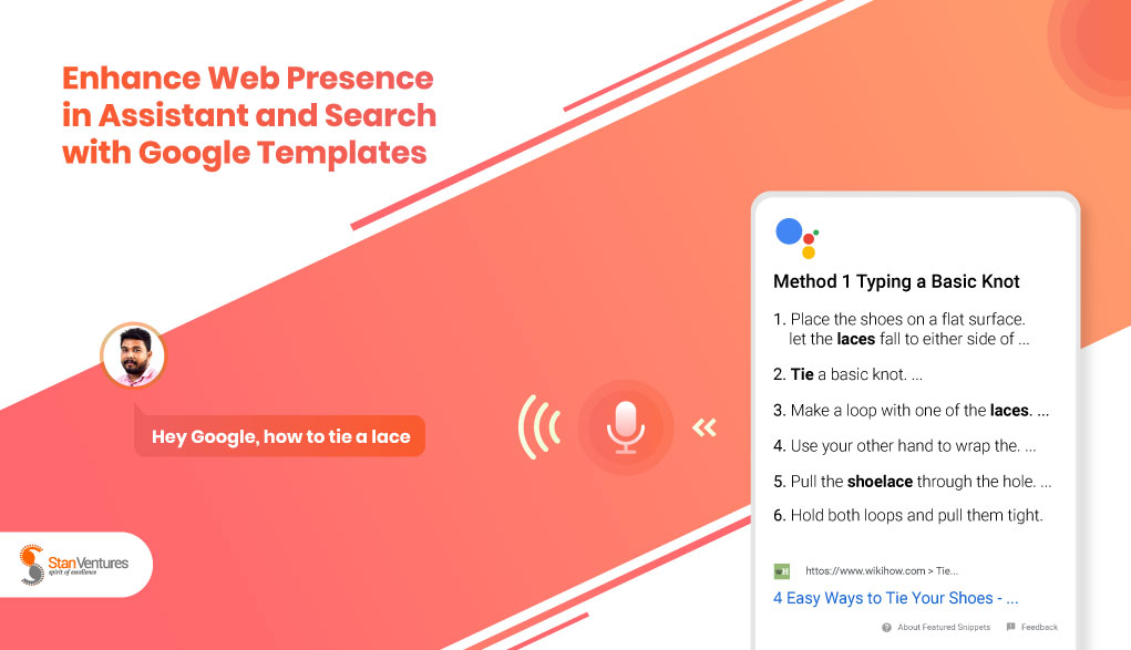 Enhance web presence in Assistant and search with google templates