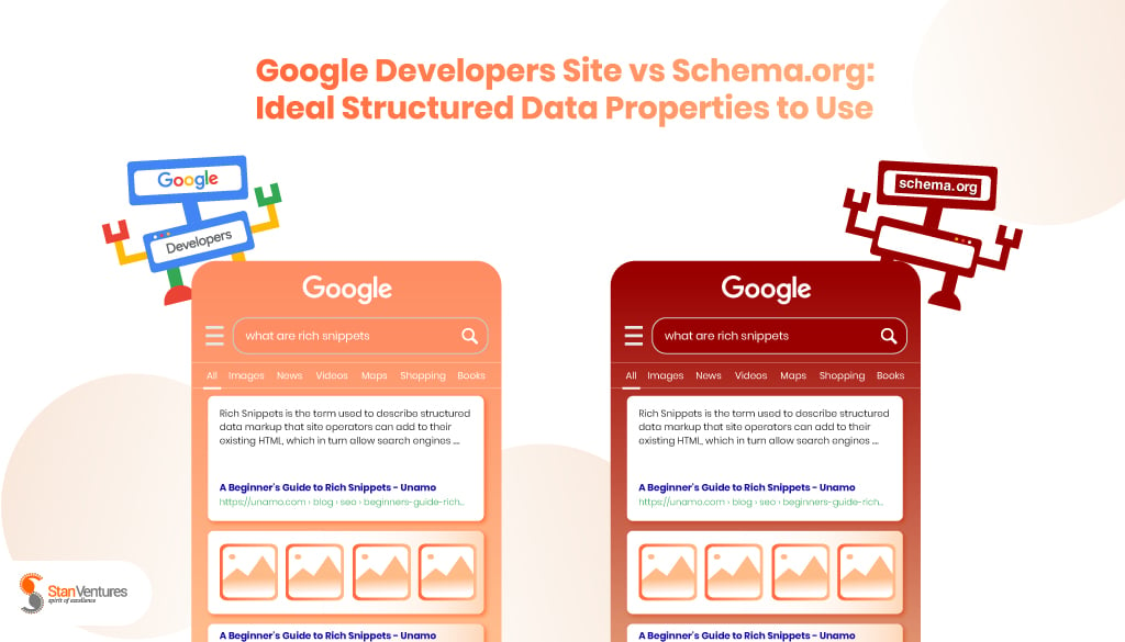 google developers site vs schema.org