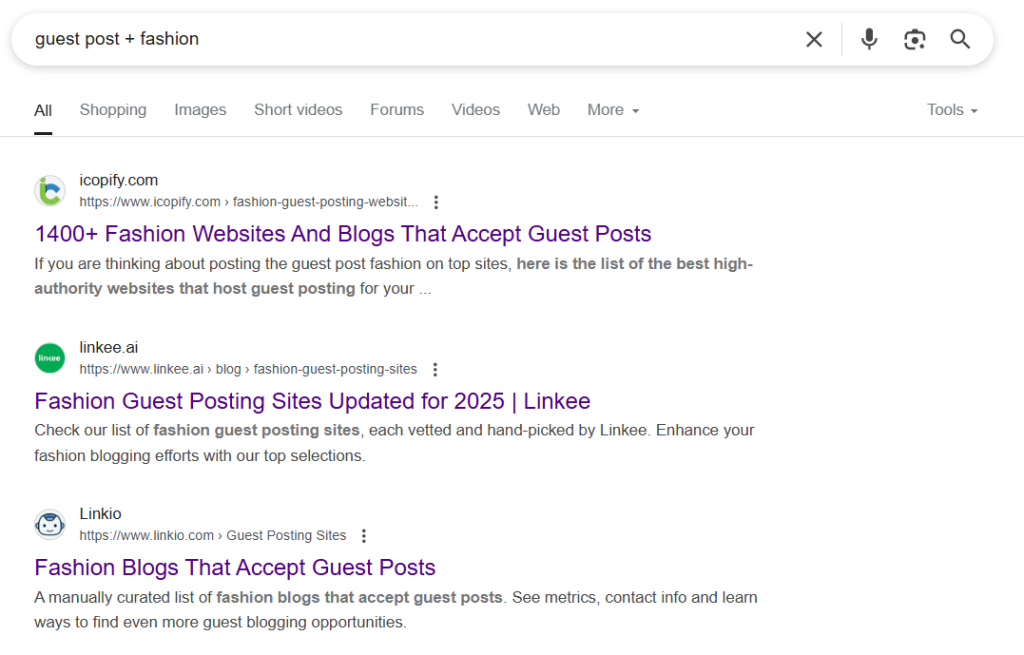 Strategic Link Building