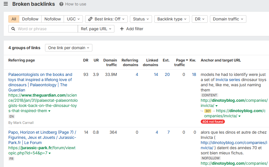 Broken Link Building
