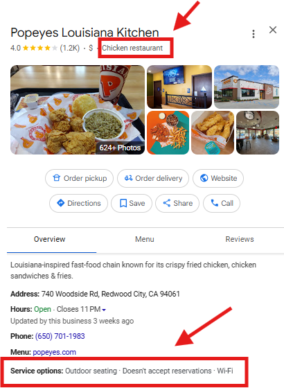 Business Categories And Services