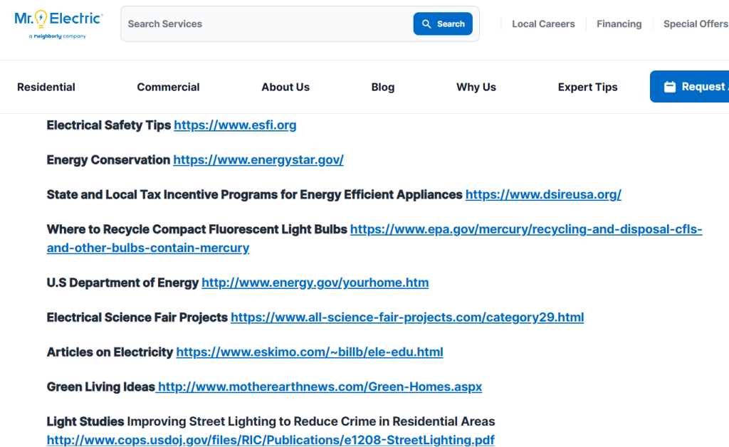 Resource Page Link Building